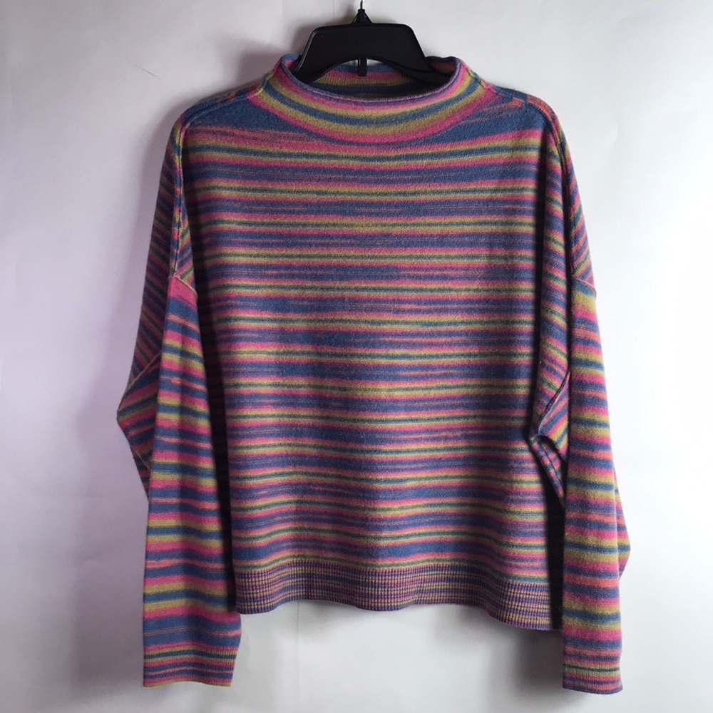 💙 Pilcro by Anthropologie Cashmere Mock Neck Sweater